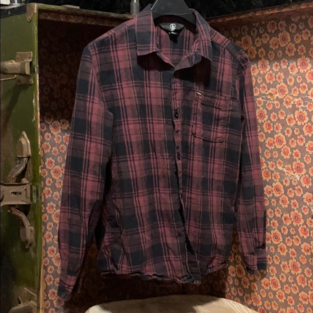 Boys Volcom Plaid Flannel